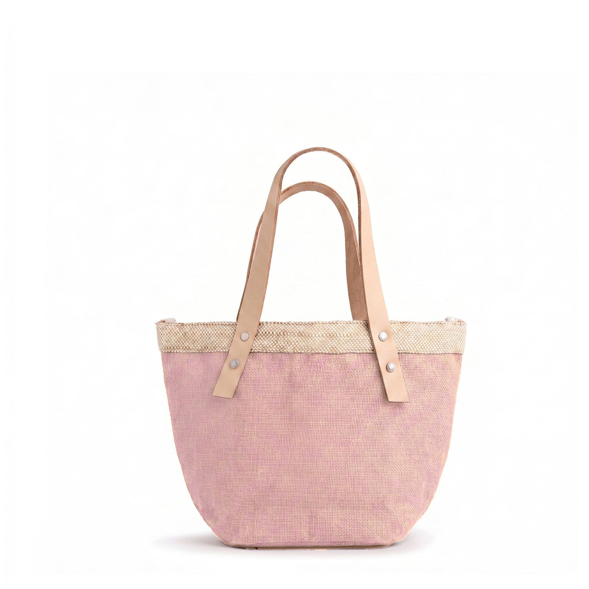 Petite Bucket Bag in Blush - back