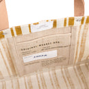 Petite Market Bag in Gold Stripe Large Monogram