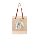 🎨 Custom Equestrian Portrait Market Tote in Natural for AWHC