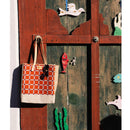 Wine Tote in Chenille Window Brick | Ships June 15