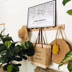 Market Tote in Natural (Mahjong Collection)