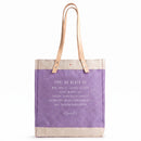 Market Tote in Lavender