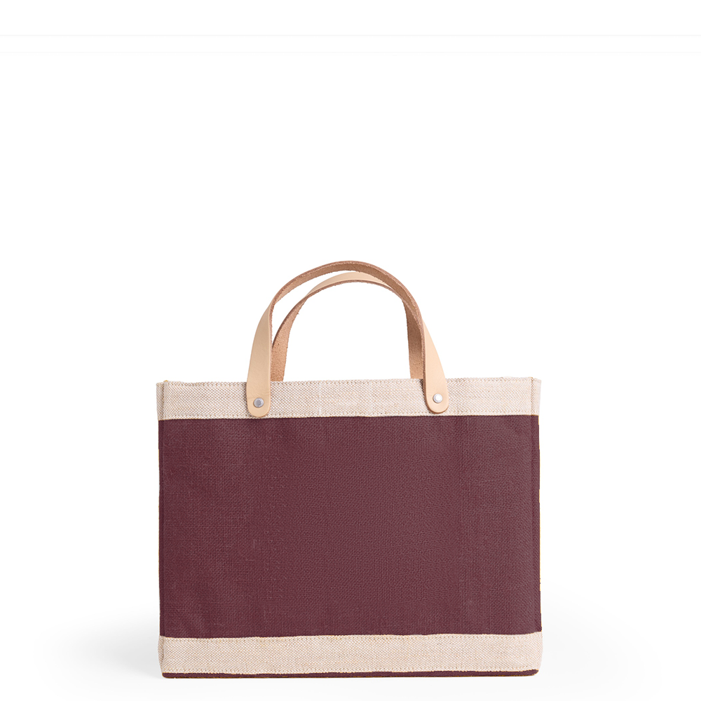 Petite Market Bag in Mulberry — blank bag
