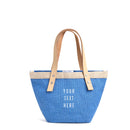Petite Bucket Bag in Parisian Blue