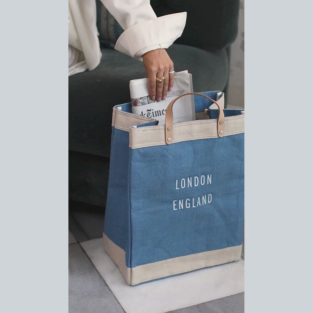 Market Tote in Parisian Blue