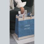 Market Tote in Parisian Blue