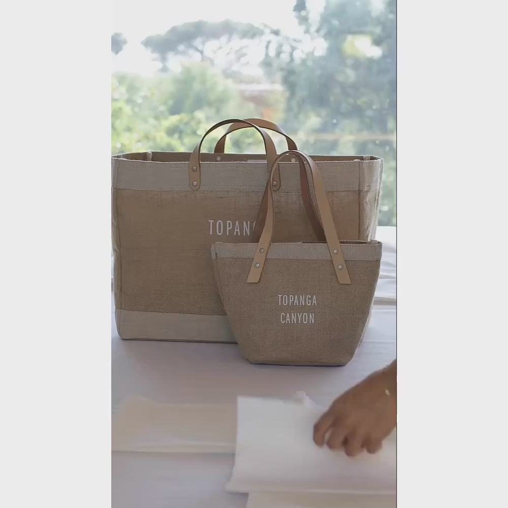 East West Market Bag in Natural