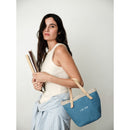 Petite Bucket Bag in Parisian Blue