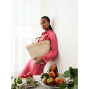 Grass Bucket Bag in Natural | Ships: July 15