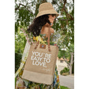 Wine Tote in Natural + Abigail Spencer White | Ships: June 15