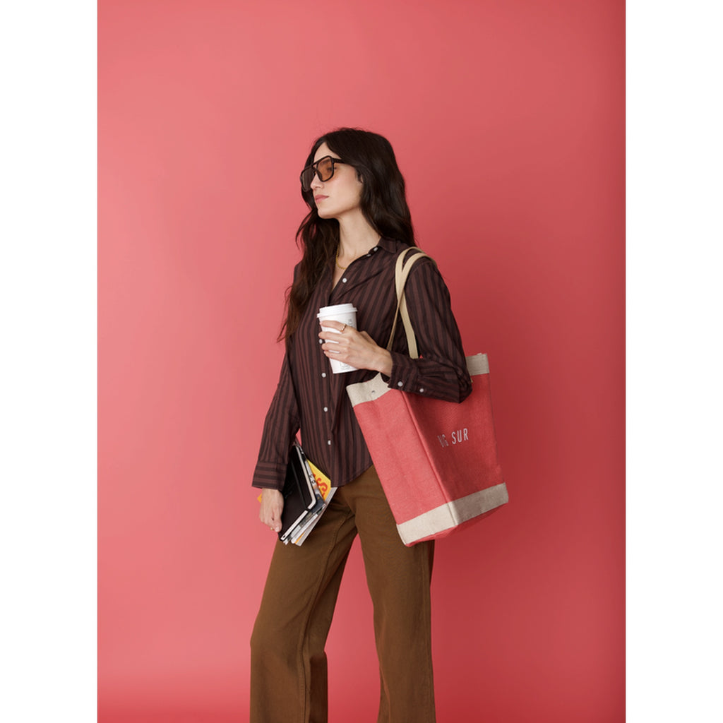 Petite Bucket Bag in Amaranth
