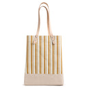 Wine Tote in Gold Stripe Paw | Ships June 15