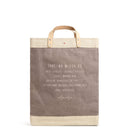 Market Bag in Deep Taupe