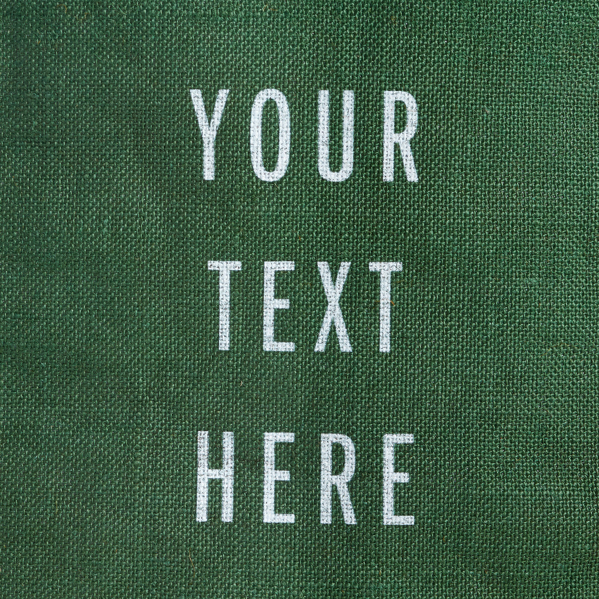 description_Custom printed text with eco-friendly ink.