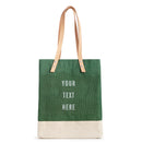 Wine Tote in Field Green