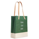 Wine Tote in Field Green