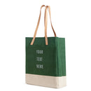 Wine Tote in Field Green
