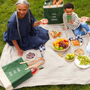 Wine Tote in Field Green