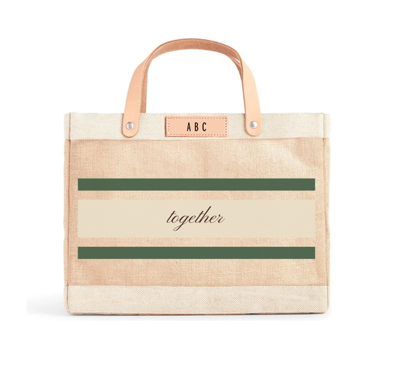Personalized Petite Market Bag design examples for group gifts